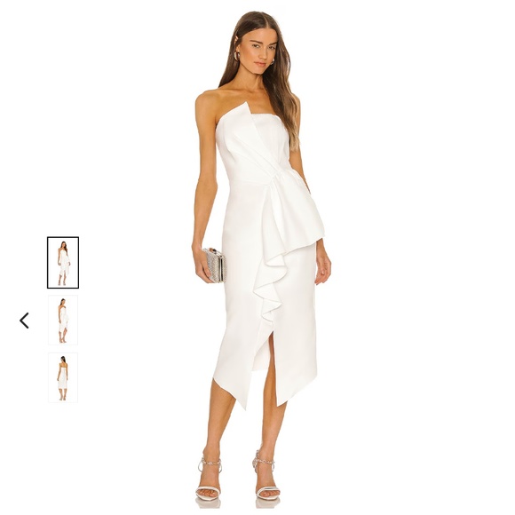Elliatt Ivory Reception Dress - Picture 1 of 6